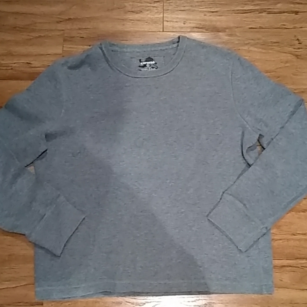 Express gray sweater